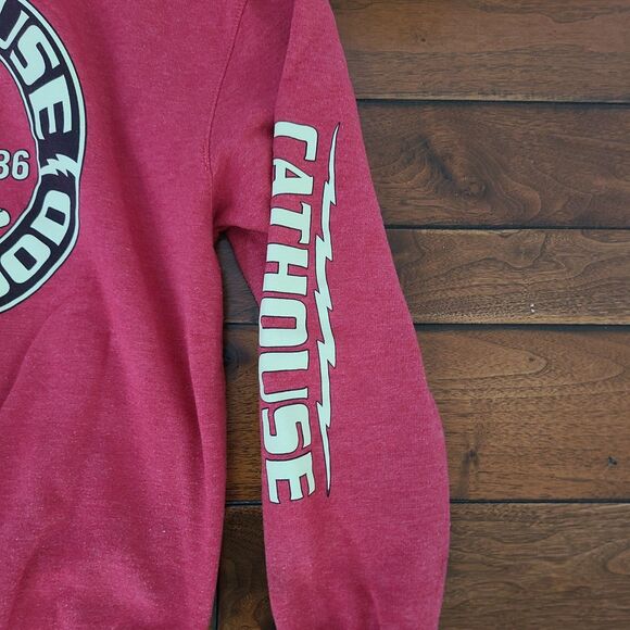 CATHOUSE Hollywood Hoodie Adult L Red Zip Up Riki Rachtman Private Reserve - Picture 5 of 7